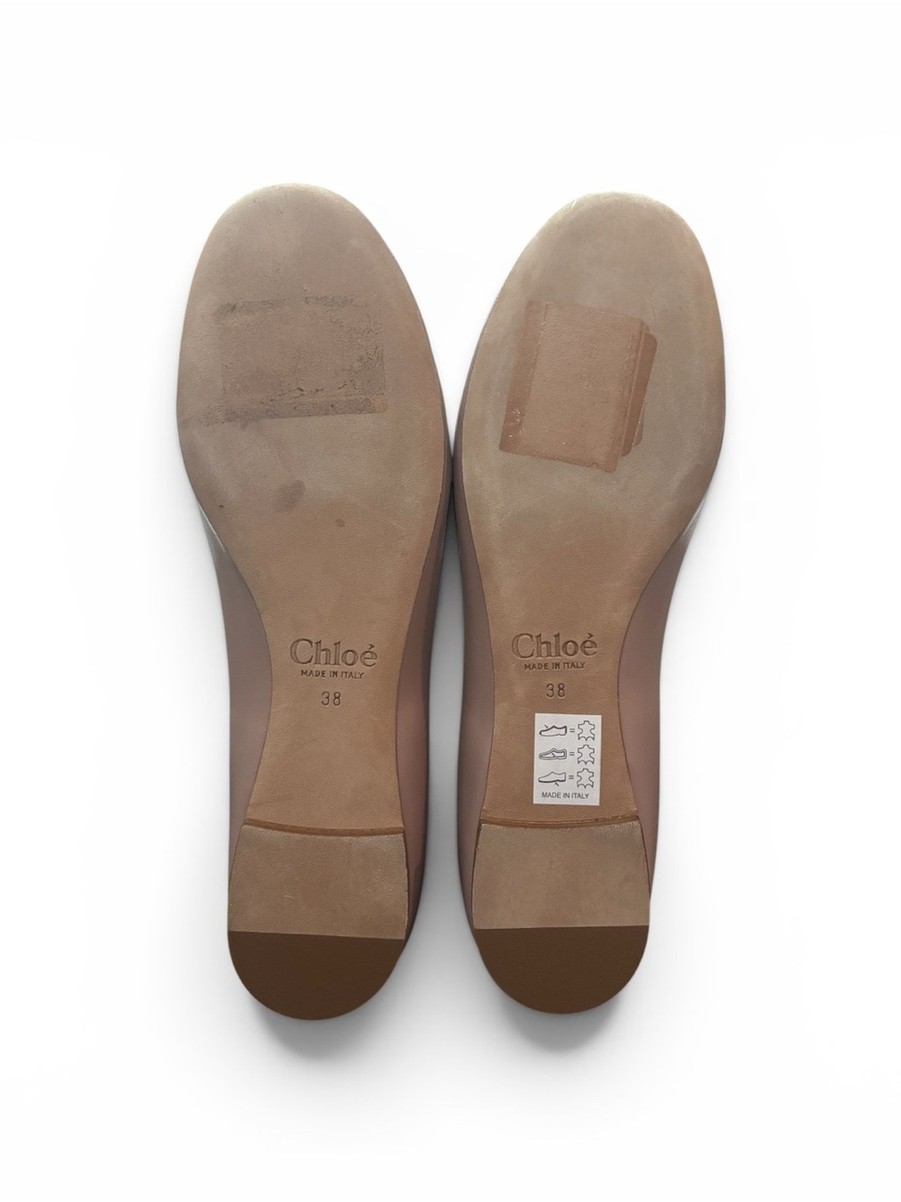 Chloè Lauren Scalloped Women's Ballet Flats size 38 - Picture 6 of 6